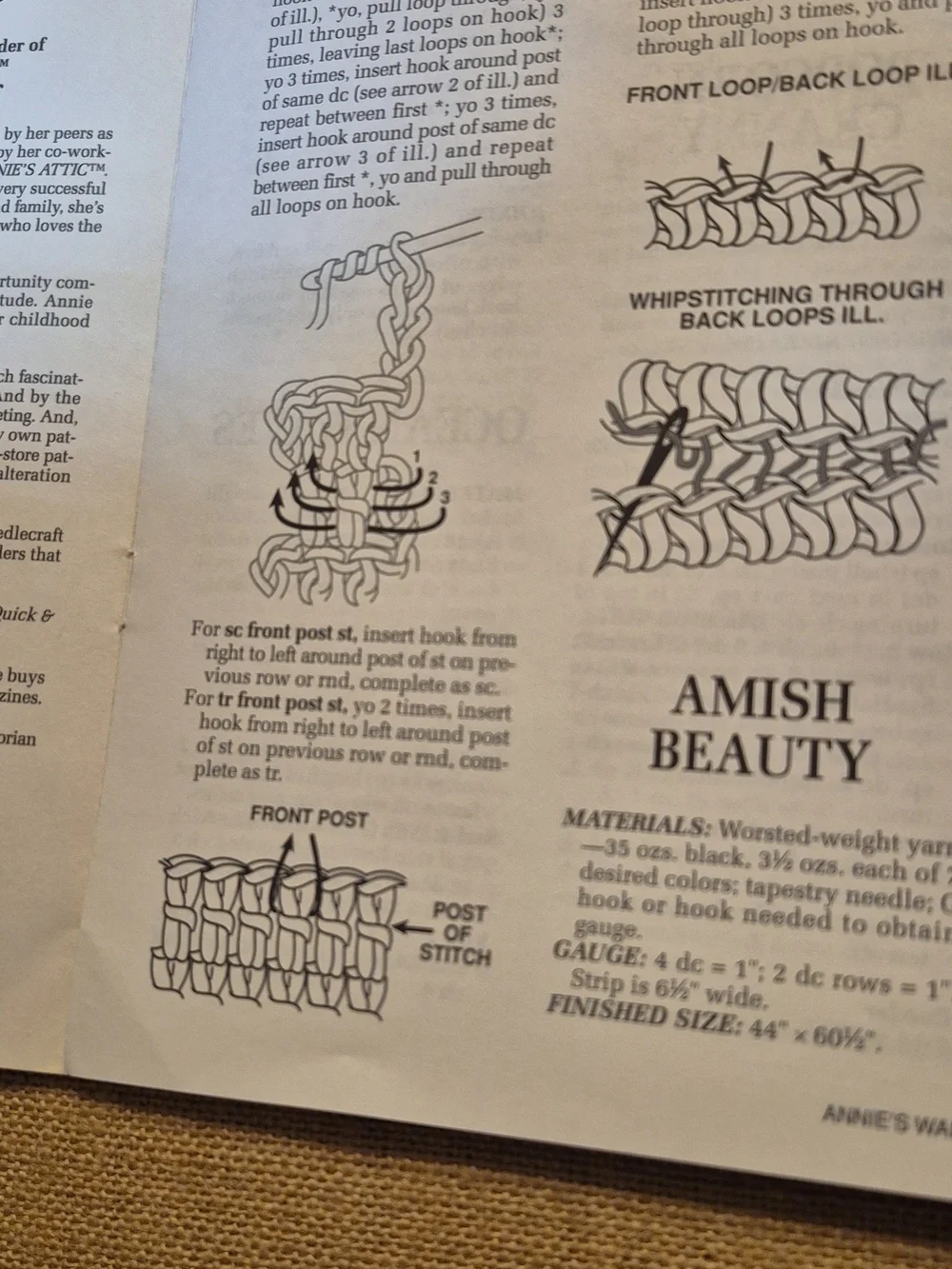 Vintage 1990's Lot Of 4 Mile-A-Minute Crochet Pattern Books - Picture 7 of 14